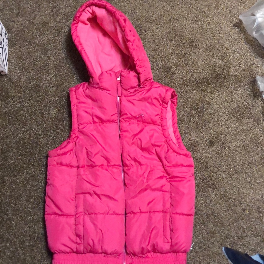 Hot pink vest